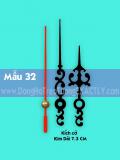 Kim đồng hồ treo tường (mẫu số 32) dài 7,3cm